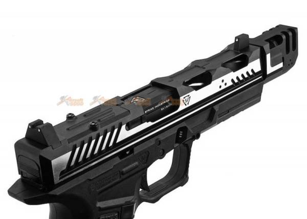 EMG Strike Industries EMG ARK-17 GBB Pistol with Detachable Compensator (2-Tone) - Image 6