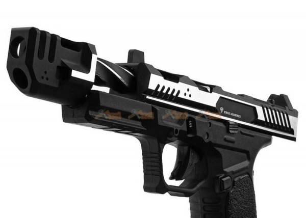 EMG Strike Industries EMG ARK-17 GBB Pistol with Detachable Compensator (2-Tone) - Image 2