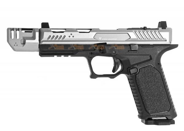 EMG Strike Industries EMG ARK-17 GBB Pistol with Detachable Compensator (Silver) - Image 3