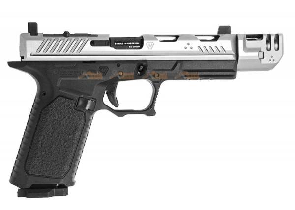 EMG Strike Industries EMG ARK-17 GBB Pistol with Detachable Compensator (Silver) - Image 2