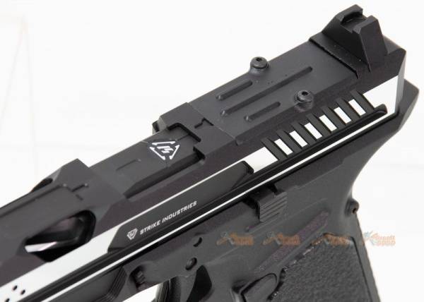 EMG Strike Industries ARK-17 G17 GBB Pistol w/ Compensator (2 Tone Color, Black & Silver) - Image 7