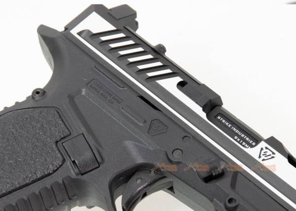 EMG Strike Industries ARK-17 G17 GBB Pistol w/ Compensator (2 Tone Color, Black & Silver) - Image 5
