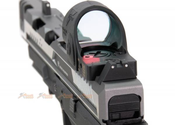 [High-end Version] EMG Strike Industries ARK-17 G17 GBB Pistol w/ Compensator & RMR Red Dot Sight (Silver) - Image 6