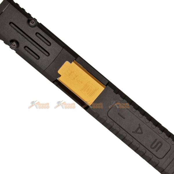 EMG SAI Aluminium Tier One Slide Kit (Gold Barrel) with RMR Cut for Marui G17 GBB - Image 5