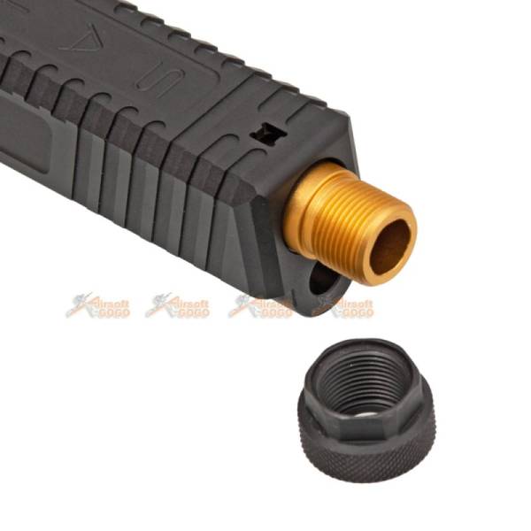 EMG SAI Aluminium Tier One Slide Kit (Gold Barrel) with RMR Cut for Marui G17 GBB - Image 4
