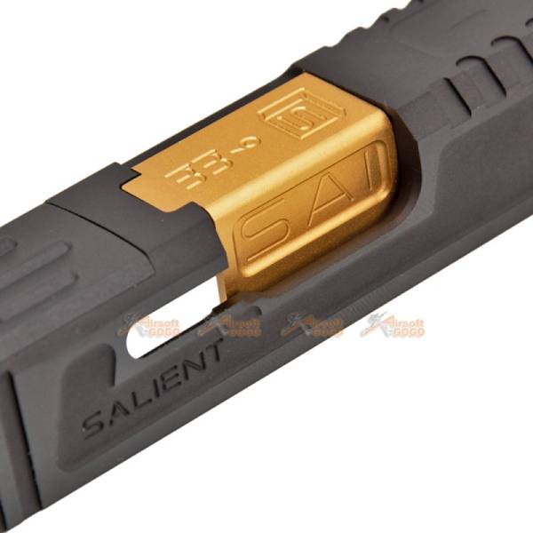 EMG SAI Aluminium Tier One Slide Kit (Gold Barrel) with RMR Cut for Umarex G17 GBB - Image 7