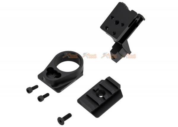 EMG Rifle Dynamic Airsoft AK to M4 Stock Adaptor Assemble for Marui TM AKM GBBR -Black - Image 5