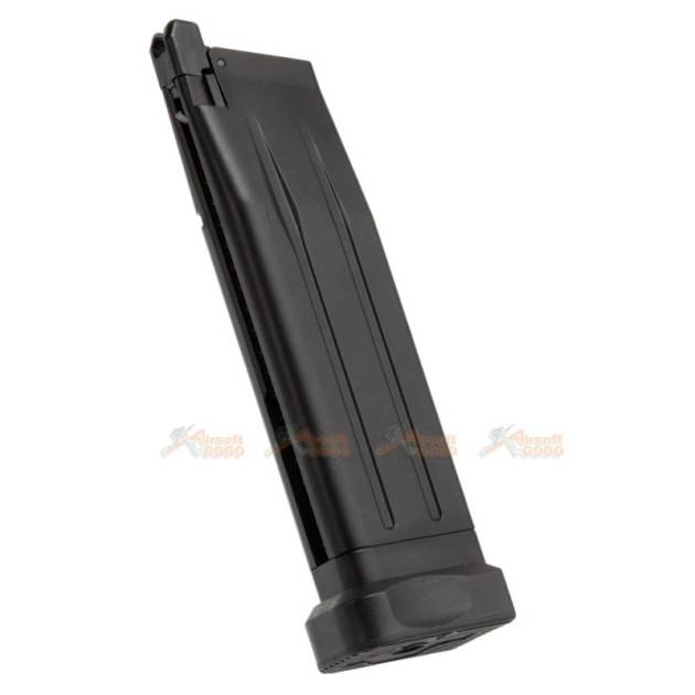 EMG STI 30rds Metal Magazine for Marui AW/WE Hi-Capa Series GBB (Black)