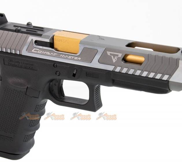EMG TTI Glock G34 Gen 4 GBB Pistol (G&P Custom) - Two Tone Slide with RMR Cut (VFC Platform)