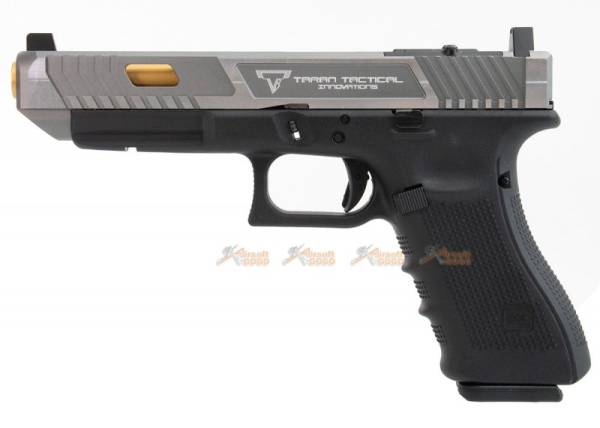 EMG TTI Glock G34 Gen 4 GBB Pistol (G&P Custom) - Two Tone Slide with RMR Cut (VFC Platform) - Image 4
