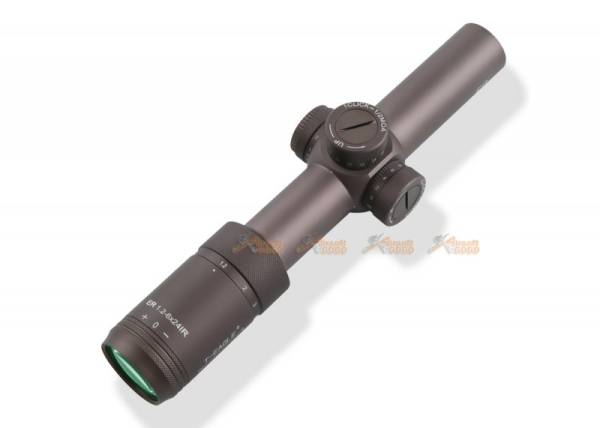 T-EAGLE ER series 1.2-6X24IR Tactical Optic Sight Rifle Scope with Universal Collimator Horizontal Connecting Mount - Image 2