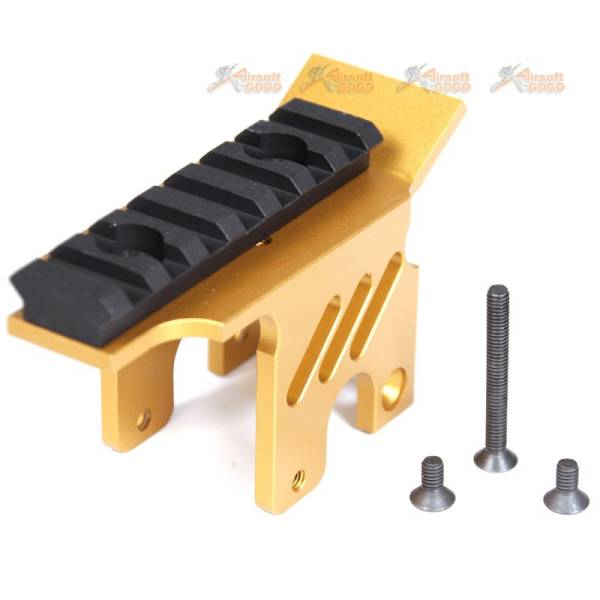 Mount Base for WE/KSC Glock GBB Series (Gold) - Image 5