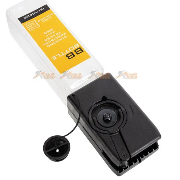 Wosport 409 3000rds BB M4 AEG Speedloader with DIY 3D Printed Adapter for Airsoft (Black) - Image 4