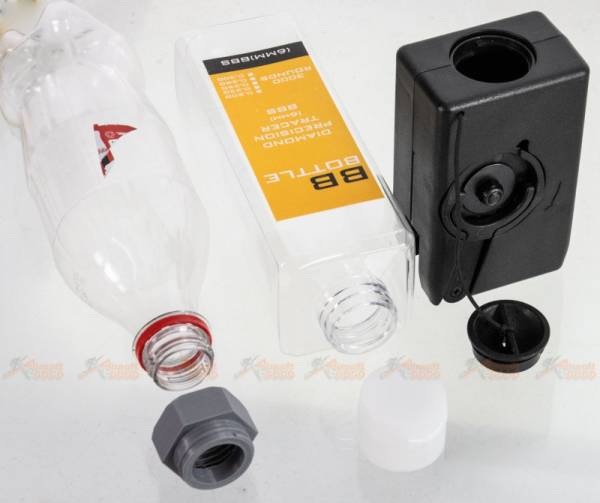 Wosport 409 3000rds BB M4 AEG Speedloader with DIY 3D Printed Adapter for Airsoft (Black) - Image 8