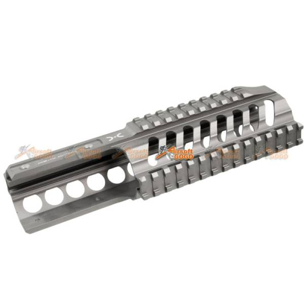 Fashion Defence Aluminum 9 Inch Short KRISS Rail for KWA KRISS VECTOR Airsoft GBB (Grey) - Image 2