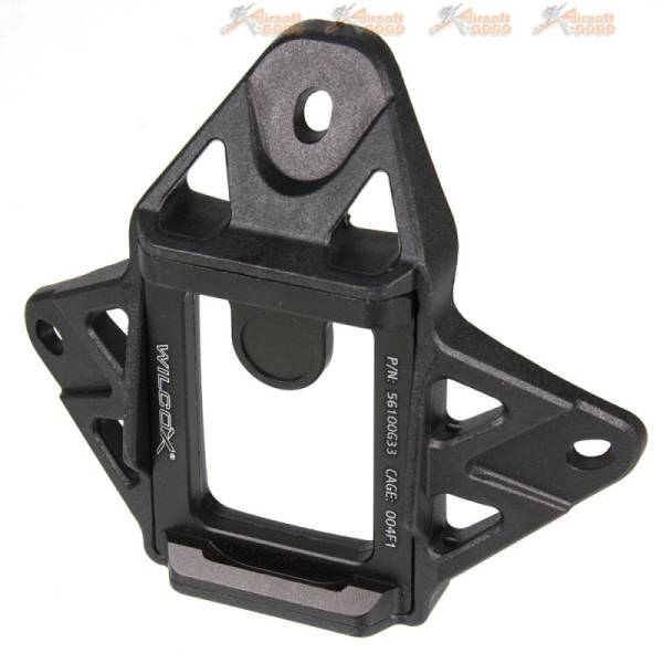 FMA Wilcox Type 3 Holes NVG Shroud Mount for DEVGRU SAS FAST Helmet (Black) - Image 3