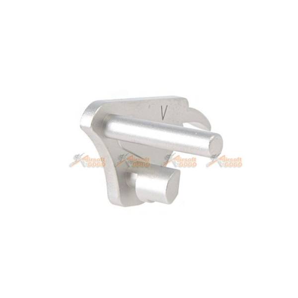 Guarder Stainless Thumb Saftety for Tokyo Marui V10 GBB - Silver - Image 2