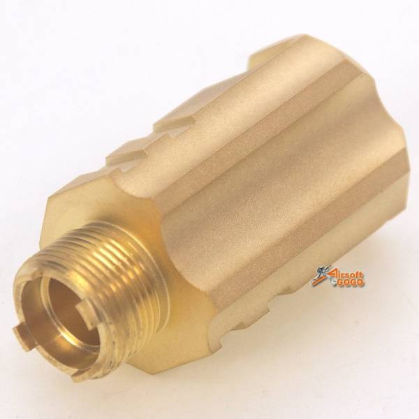 95g Chris Custom Copper Comp for Marui Hi-Cap GBB Pistol fit to High-end IPSC (Open Group) Airsoft Player Gold - Image 5