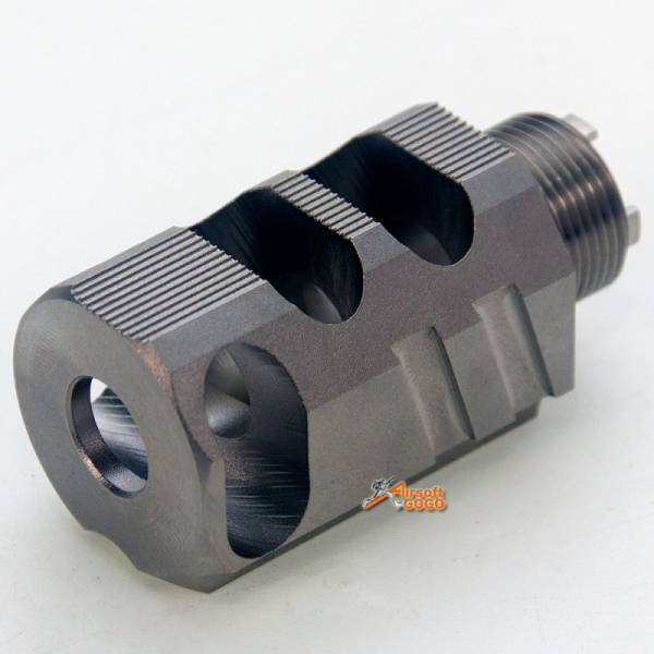 95g Chris Custom Copper Comp for Marui Hi-Cap GBB Pistol fit to High-end IPSC (Open Group) Airsoft Player Grey