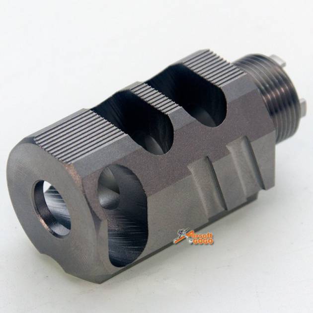 95g Chris Custom Copper Comp for Marui Hi-Cap GBB Pistol fit to High-end IPSC (Open Group) Airsoft Player Grey