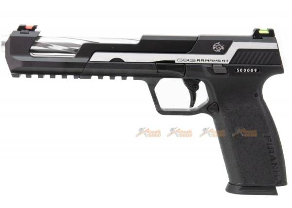 G&G PIRANHA SL GBB PISTOL - Silver - Image 4