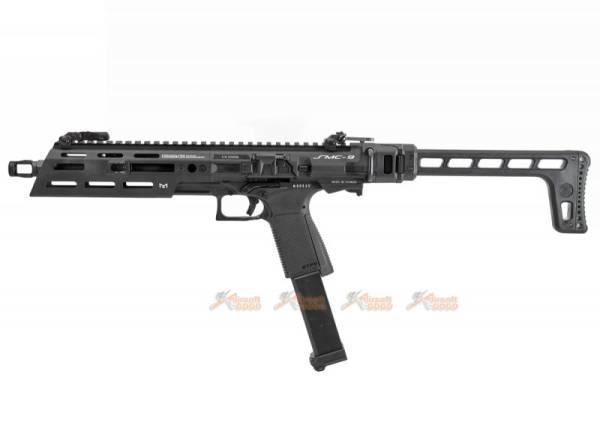G&G SMC-9 9mm Conversion Carbine Kit with GTP9 Gas Blowback Pistol (Black)