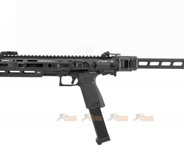 G&G SMC-9 9mm Conversion Carbine Kit with GTP9 Gas Blowback Pistol (Black)
