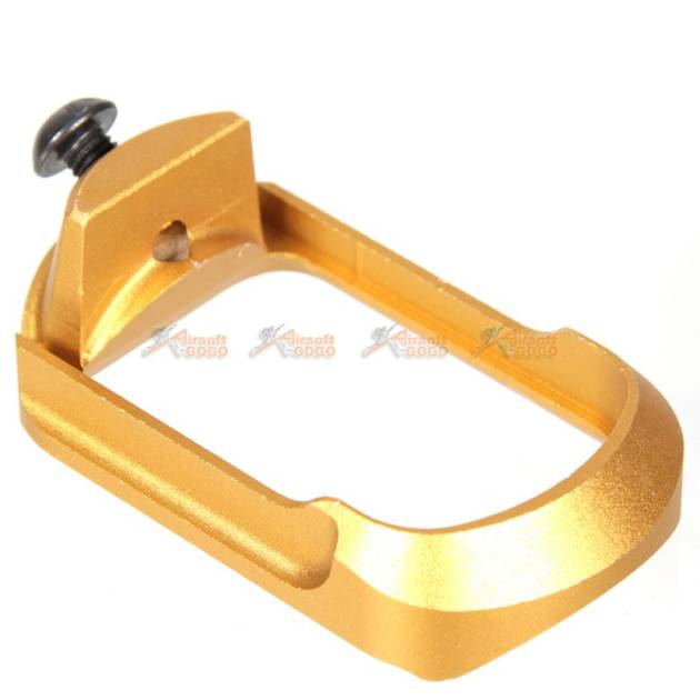 5KU Lightweight Compact Magwell for Marui G17,G18c / VFC G19 GBB (Gold)