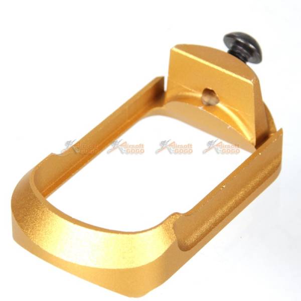 5KU Lightweight Compact Magwell for Marui G17,G18c / VFC G19 GBB (Gold) - Image 2