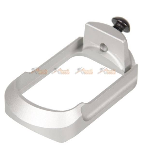 5KU Lightweight Compact Magwell for Marui G17,G18c / VFC G19 GBB (Silver) - Image 2