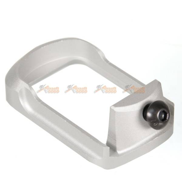 5KU Lightweight Compact Magwell for Marui G17,G18c / VFC G19 GBB (Silver) - Image 3
