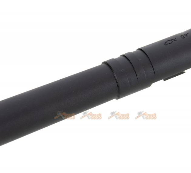 5KU M11 CW 4.3 Inch Stainless Outer Barrel for Marui Hi-Capa GBB - Black