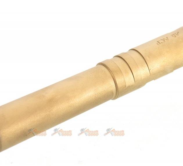 5KU M11 CW 4.3 Inch Stainless Outer Barrel for Marui Hi-Capa GBB - Gold