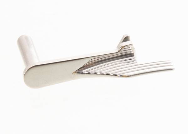 5KU Tokyo Marui Hi Capa GBB Airsoft Extended Slide Stop (Stainless Steel, Silver)
