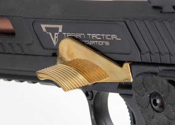 5KU Tokyo Marui Hi Capa Slide Stop with Thumb Rest - Gold - Image 3