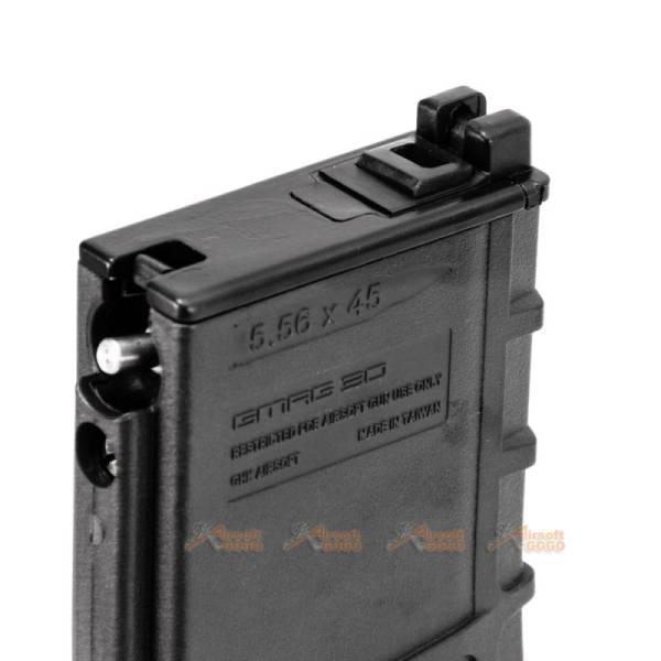 GHK 40rds Magazine for GHK G5 / M4 Airsoft GBBR (Black) - Image 4