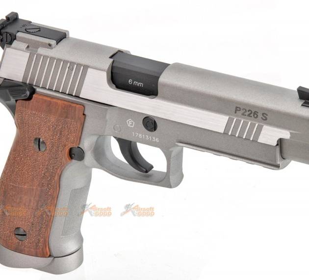 Cybergun (KWC) SIG Sauer P226 X-Five CO2 GBB Pistol (Silver)