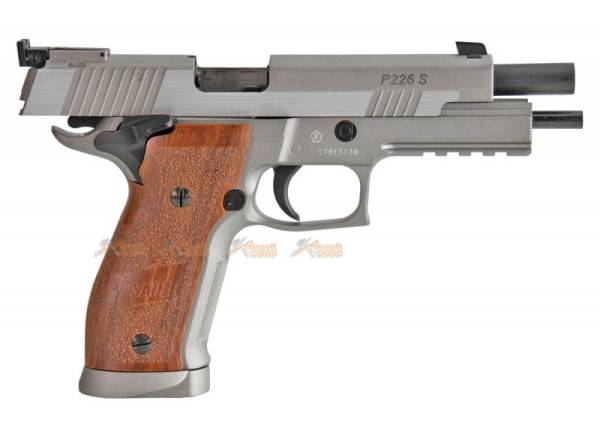 Cybergun (KWC) SIG Sauer P226 X-Five CO2 GBB Pistol (Silver) - Image 6