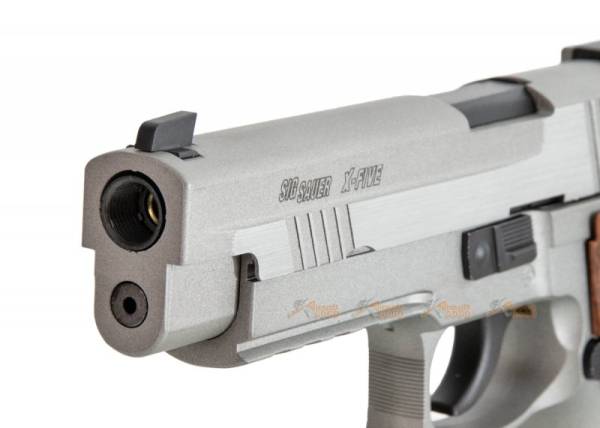Cybergun (KWC) SIG Sauer P226 X-Five CO2 GBB Pistol (Silver) - Image 8