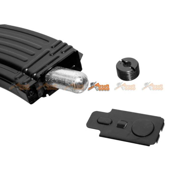 40rd CO2 Magazine for GHK AKM Series Airsoft GBB (Black) - Image 4