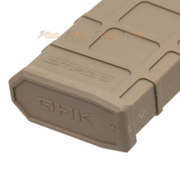 GHK 40rds Magazine for GHK G5 / M4 Airsoft GBBR (TAN) - Image 4