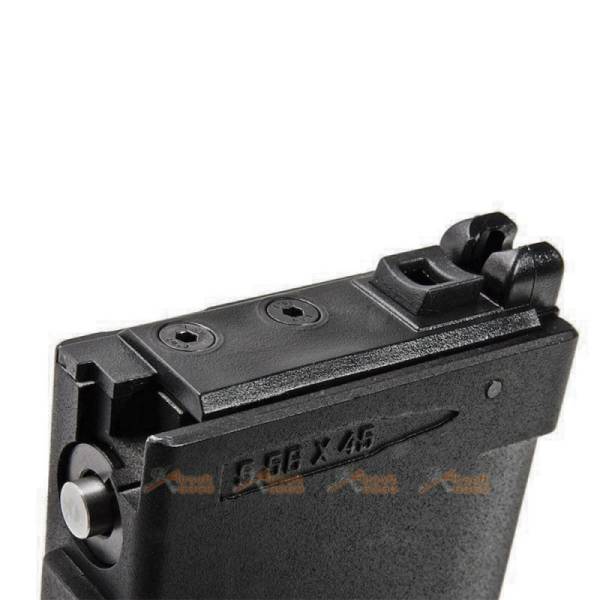 GK Tactical 400rds Drum Magazine for Tokyo Marui MWS M4 GBBR - Black - Image 2