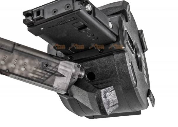 GK Tactical 400rds Drum Magazine for Tokyo Marui MWS M4 GBBR - Black - Image 6
