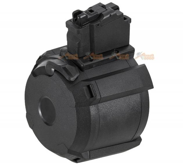 GK Tactical 400rds Drum MAG for  Tokyo Marui AK AKM GBB - Black