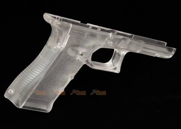 Polymer Gen.3 RTF Lower Grip for Marui G17 Airsoft GBB (Transparent) - Image 2
