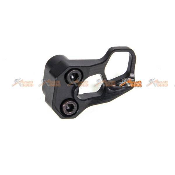 Guns Modify CNC Aluminum Magazine Release Extension for Tokyo Marui M4 MWS ACC XMR (Black)