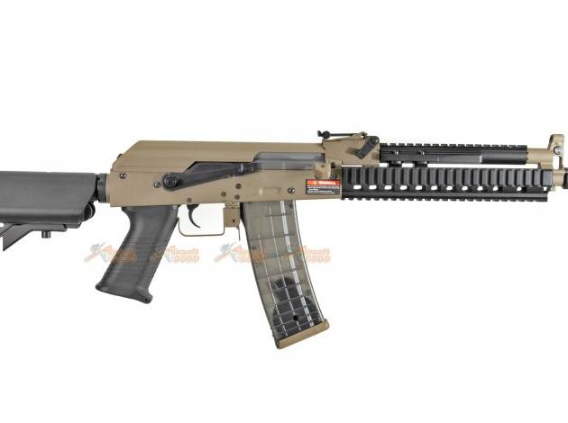 Golden Eagle Tactical AK47 Airsoft AEG Rifle (Black/DE)
