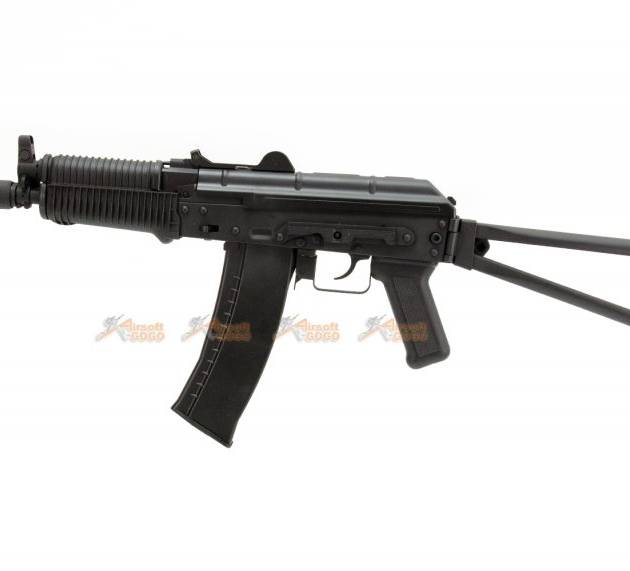 WELL AKS-74U Full Travel Bolt 134A/Green GBB Rifle (Black)