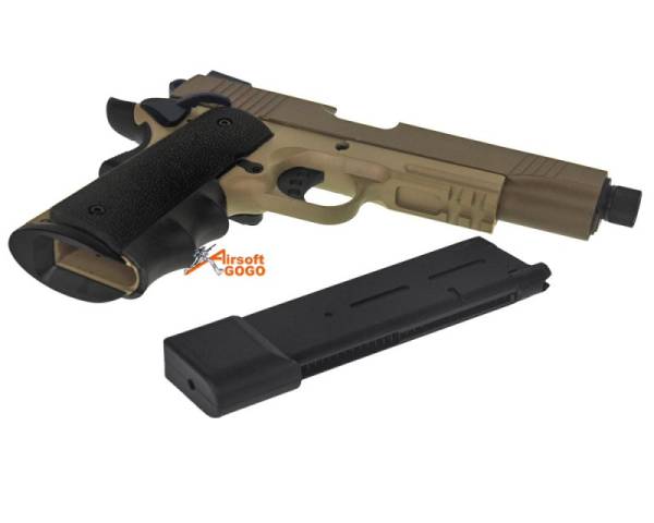 Army M1911 MEU (R32-1) GBB Pistol (Dark Earth) - Image 5