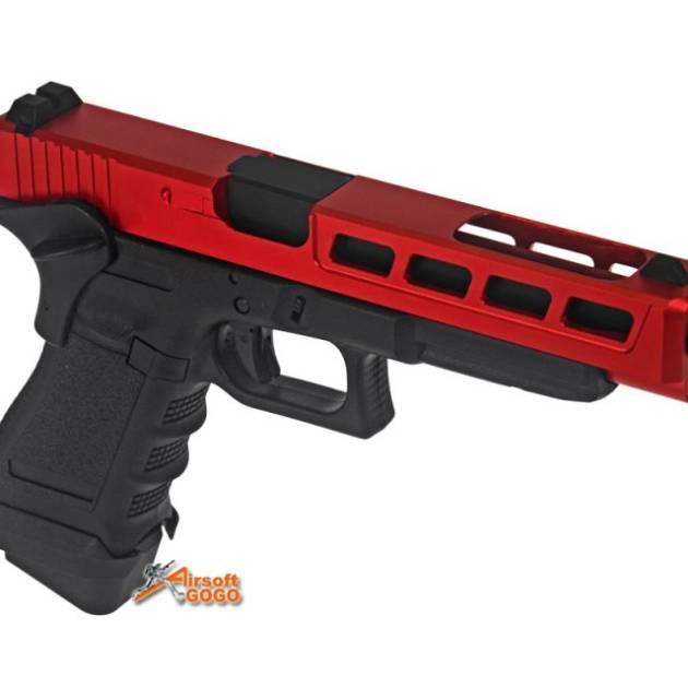 Army Glock R34 GBB Pistol Black w/ Red